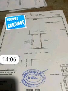 Terrain a vendre 300 m²